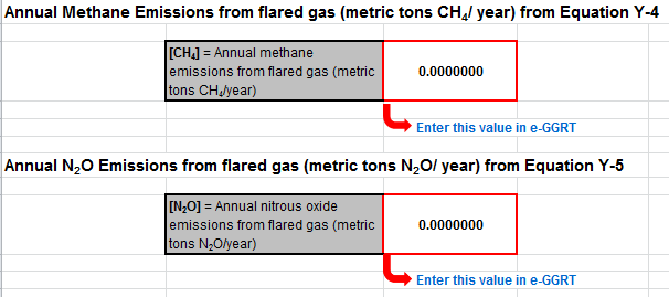 Y-4 and Y-5 Calculation Spreadsheet Result to use in e-GGRT